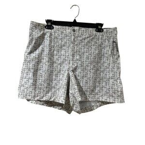 VRTS Mens 5" Resort Short Print Stamped Geo size L NWT